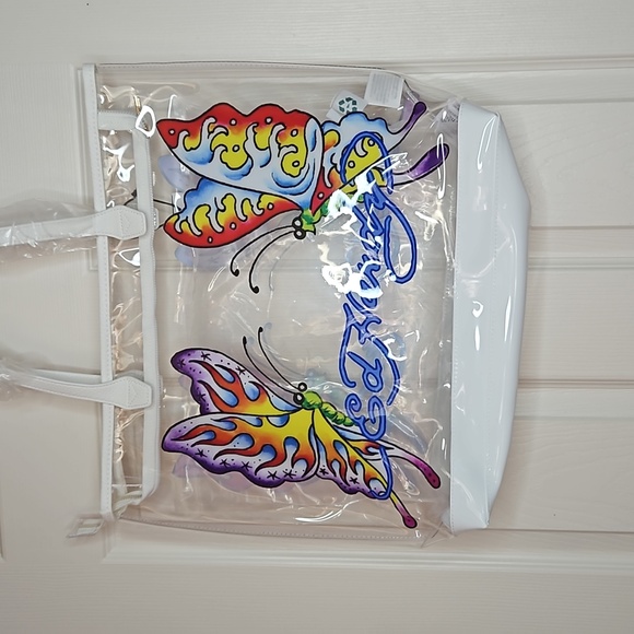 Ed Hardy pvc styleish Bag - Picture 2 of 6